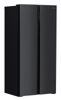 Холодильник Hyundai CS4505F 2-хкамерн. черная сталь (двухкамерный) от магазина Лидер