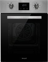 Духовой шкаф Электрический Weissgauff EOY 451 PDX нержавеющая сталь/черный от магазина Лидер