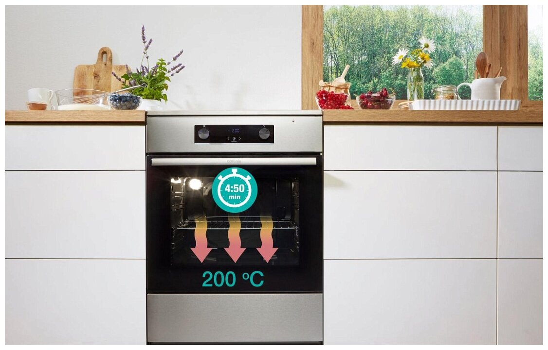 Плита Электрическая Gorenje GECS6B70CLI бежевый стеклокерамика (без крышки)  в магазине Лидер