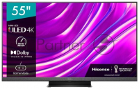 Телевизор QLED Samsung 55" QE55Q70BAUXCE Q темно-серый 4K Ultra HD 120Hz DVB-T2 DVB-C DVB-S2 WiFi Smart TV (RUS) от магазина Лидер