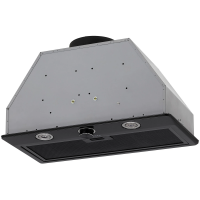Вытяжка полновстраиваемая KRONA Sven 600 Black One knob Inox от магазина Лидер