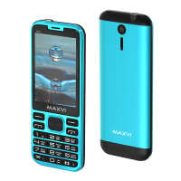 Мобильный телефон Maxvi X10 aqua blue от магазина Лидер