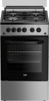 Плита Газовая Beko FSGT51138GSS серебристый (стеклянная крышка) реш.чугун от магазина Лидер