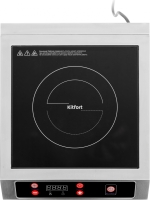 Плита Электрическая Kitfort КТ-123 черный/серебристый стеклокерамика (настольная) от магазина Лидер