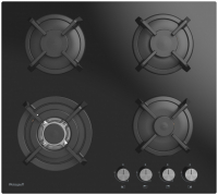 Газовая варочная поверхность Weissgauff HGG 641 BEB черный от магазина Лидер