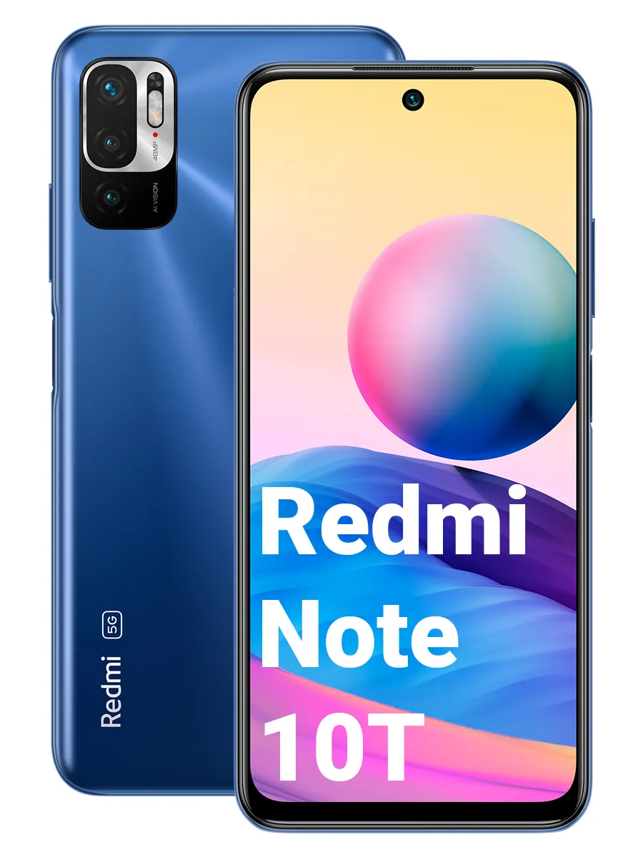 Смартфон Xiaomi Redmi Note 10t 4/128 Blue в магазине Лидер