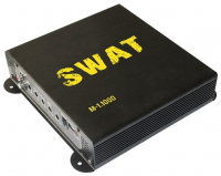 Усилитель автомобильный Swat M-1.1000 одноканальный от магазина Лидер