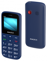 Мобильный телефон Maxvi B100 blue от магазина Лидер