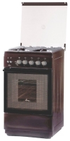 Плита Газовая Flama FG 2428 B коричневый (стеклянная крышка) реш.чугун от магазина Лидер