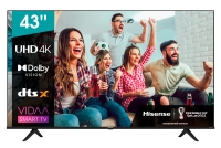 Телевизор LED Hisense 43" 43A6BG Frameless черный 4K Ultra HD 60Hz DVB-T DVB-T2 DVB-C DVB-S DVB-S2 WiFi Smart TV (RUS) от магазина Лидер