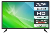 Телевизор LED Prestigio 32" PTV32SS06ZCISML Top WR серебристый HD 50Hz DVB-T DVB-T2 DVB-C DVB-S2 WiFi Smart TV (RUS) от магазина Лидер