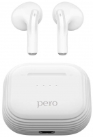 Bluetooth наушники PERO TWS02 Comfort White от магазина Лидер
