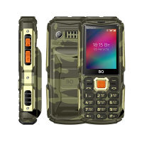 Мобильный телефон BQ 2410L Tank Power 4G Камуфляжно-Золотой от магазина Лидер