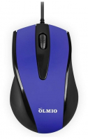 Мышь компьютерная Olmio CM-07 Черно-синий от магазина Лидер