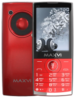 Мобильный телефон Maxvi P19 wine red от магазина Лидер