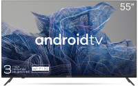 Телевизор LED Kivi 55" 55U740NB Android TV черный 4K Ultra HD 60Hz DVB-T DVB-T2 DVB-C USB WiFi Smart TV от магазина Лидер