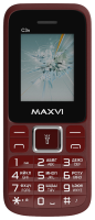 Мобильный телефон Maxvi C3n wine red от магазина Лидер