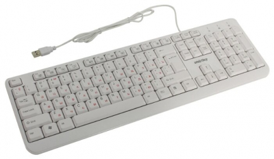Клавиатура SmartBuy 208 ONE, мультимедийная, белая, USB SBK-208U-W от магазина Лидер