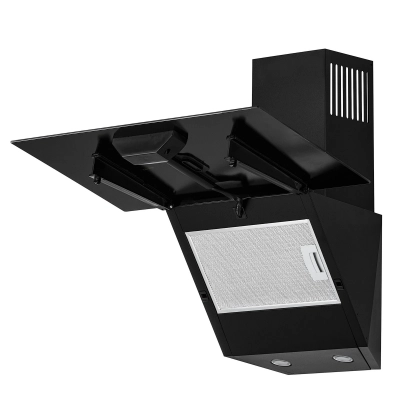 Вытяжка наклонная KRONA Helga 600 Black PB от магазина Лидер