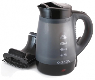 Отпариватель Centek CT-2381 (сер/черн) + чайник 1000Вт, 40мл, 15 г/мин, регулятор мощности от магазина Лидер
