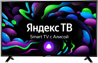 Телевизор LED Starwind 43" SW-LED43UB404 Яндекс.ТВ черный 4K Ultra HD 60Hz DVB-T DVB-T2 DVB-C DVB-S DVB-S2 WiFi Smart TV (RUS) от магазина Лидер