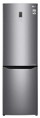 Холодильник с нижней морозильной камерой LG GA-B419SLGL графит, дисплей от магазина Лидер