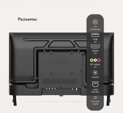 Телевизор BQ 24FS34B Black от магазина Лидер