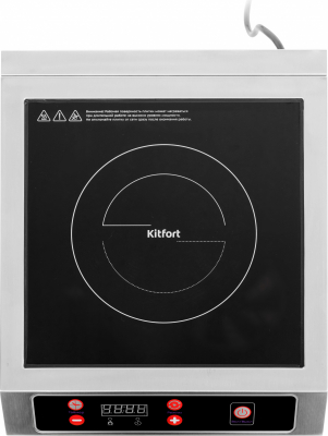 Плита Индукционная Kitfort КТ-123 черный/серебристый стеклокерамика (настольная) от магазина Лидер