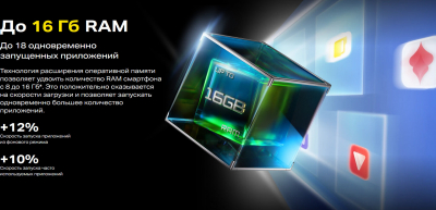 Смартфон Infinix HoT 40i 8/256 Blue от магазина Лидер