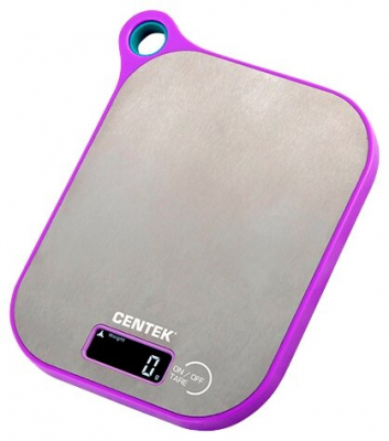 Весы кухонные Centek CT-2461, ПЛАТФОРМА ИЗ НЕРЖ. СТАЛИ, электронные, max 5кг, шаг 1г. от магазина Лидер
