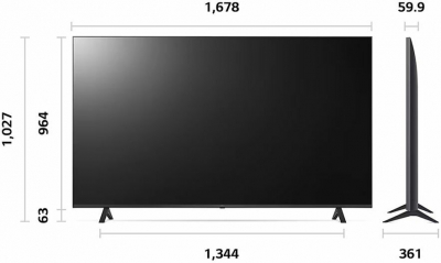 Телевизор LG 75UR78006LK.ARUB Smart от магазина Лидер