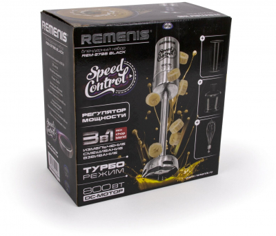 Блендерный набор REMENIS REM-5796 черный BLDC 800Вт от магазина Лидер
