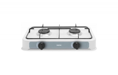 Настольная плитка CENTEK CT-1524 белая газовая, 2 конфорки от магазина Лидер