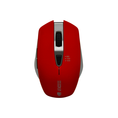 Мышь беспроводная JET.A Comfort OM-U60G красная (800/1200/1600dpi, 5 кнопок, USB) от магазина Лидер