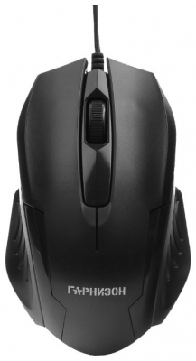 Мышь Гарнизон GM-110, 800dpi, чип-Х, 2 кн. + колесо-кнопка, черная, USB от магазина Лидер