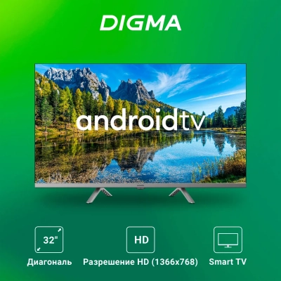 Телевизор DIGMA DM-LED32SBB39 smart от магазина Лидер