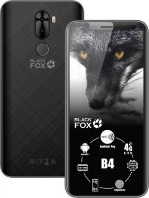 Смартфон Black Fox B4 mini NFC 8Gb LTE DS Black от магазина Лидер