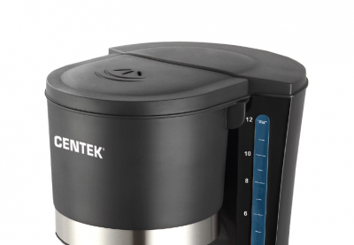 Кофеварка CENTEK CT-1141 Black капельная 680Вт, 1200мл, капля стоп, съёмный фильтр, подогрев от магазина Лидер