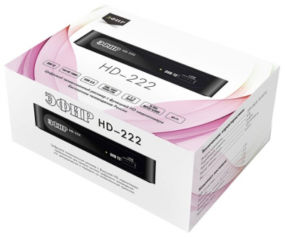 Ресивер цифровой Эфир HD-222 DVB-T2 от магазина Лидер