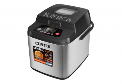 Хлебопечь CENTEK CT-1410 Black 750г, 650Вт, 19 программ, таймер, LCD от магазина Лидер