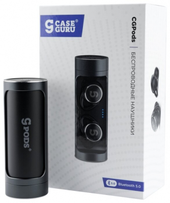 Bluetooth наушники CaseGuru CGpods Black от магазина Лидер