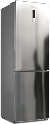 Холодильник с нижней морозильной камерой CENTEK CT-1732 NF INOX от магазина Лидер