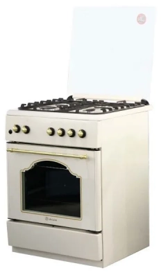 Газовая плита DE LUXE 606040.24-006г  (кр) чуг реш бежевый от магазина Лидер