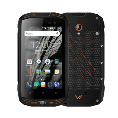 Смартфон Vertex Impress Action (4G), черный/оранжевый от магазина Лидер