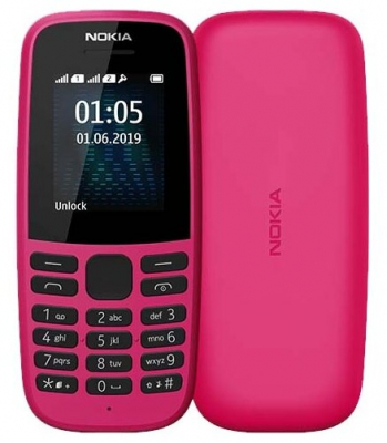 Мобильный телефон NOKIA 105 DS Pink от магазина Лидер