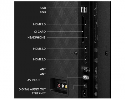 Телевизор HISENSE 43E7KQ Qled smart 4K от магазина Лидер