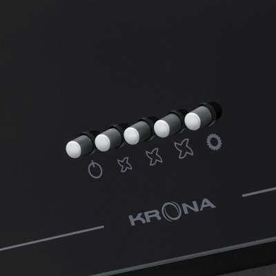 Вытяжка каминная Krona Jina 500 PB черный управление: кнопочное (1 мотор) от магазина Лидер