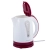 Чайник Kamille 1715R белый с красным 1,8л от магазина Лидер