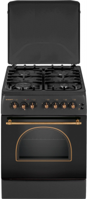 Газоэлектрическая плита KRAFT KF-FSK6406AEBLRI от магазина Лидер