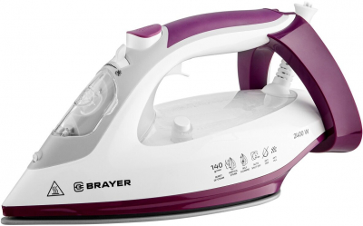 Утюг BRAYER 4014BR 2400Вт, пар 140г/мин от магазина Лидер